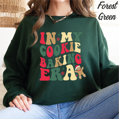 In My Cookie Baking Era Christmas Sweatshirt Baking Christmas Sweatshirt cstmzn-chrstms-008