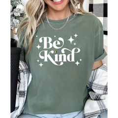 Be Kind Rainbow Comfort Colors Shirt LGBTQ Shirt Pride Shirt Gay Pride T-shirt Lesbian Shirt Bisexual Shirt LS969