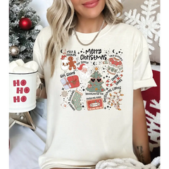 Comfort Colors Groovy Christmas Shirt Santa Claus Retro Christmas Shirt Merry Christmas Tee Christmas Vibes Christmas