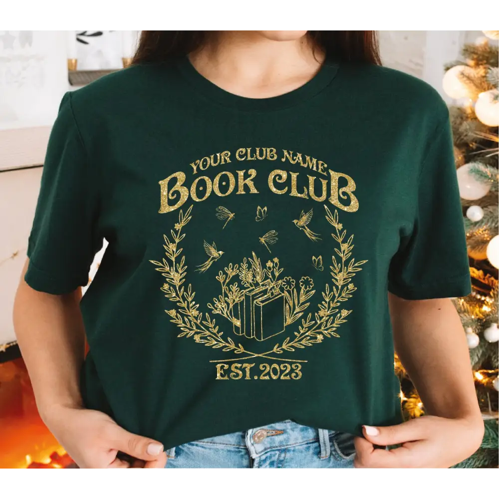 Custom Book Club Shirt Customized Book Shirt Book Club Since Reading Club T-shirt Personalized Name Book Club Tee LS853