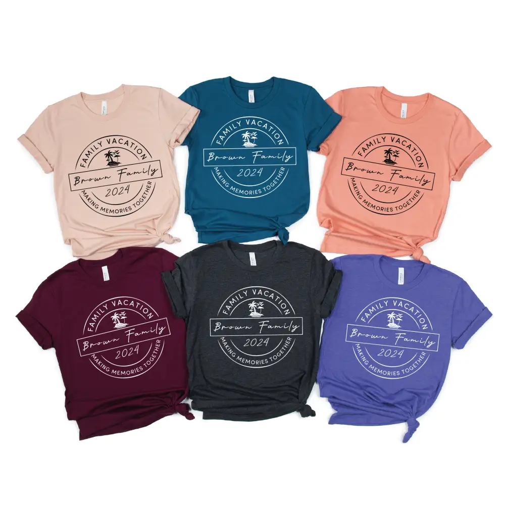 Custom Family Vacation Shirt Family Matching Shirts Group Trip Shirt - Physical