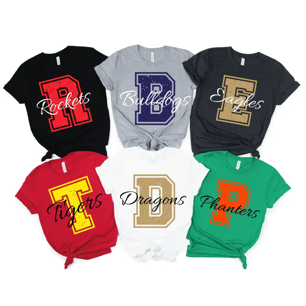 Custom School Shirt School Spirit Shirts School Mascot Shirts Custom Team Shirt School Logo Shirt - Physical