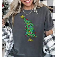 Cute Christmas Tree Comfort Colors Shirt Trendy Christmas Tree Shirt Christmas Holidays Gifts Christmas Shirt Holiday