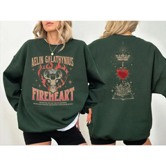 Fireheart Queen Aelin Sweatshirt Thirteen Velaris Sweatshirt Throne Of Glass Fan Sweater Acotar Sweatshirt Bookish