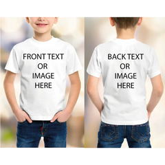 Front & Back Custom Youth Shirt - Physical