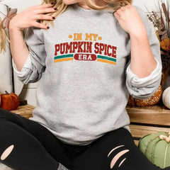 Ghoust Sweatshirt Pumpkin In My Pumpkin Spice Era Sweatshirt Retro Pumpkin Tshirt Fall T-Shirt SAS1629 - Physical