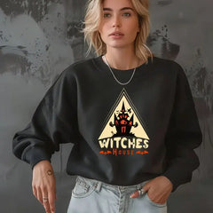 Halloween Witches House Sweatshirt SAS1559 - Physical