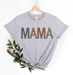 Leopard Mama Mimi Mini Shirt Gift For New Grandma Gift for Mommy Mimi Life Shirt Mothers Day Tshirt Gift For Nana LS033