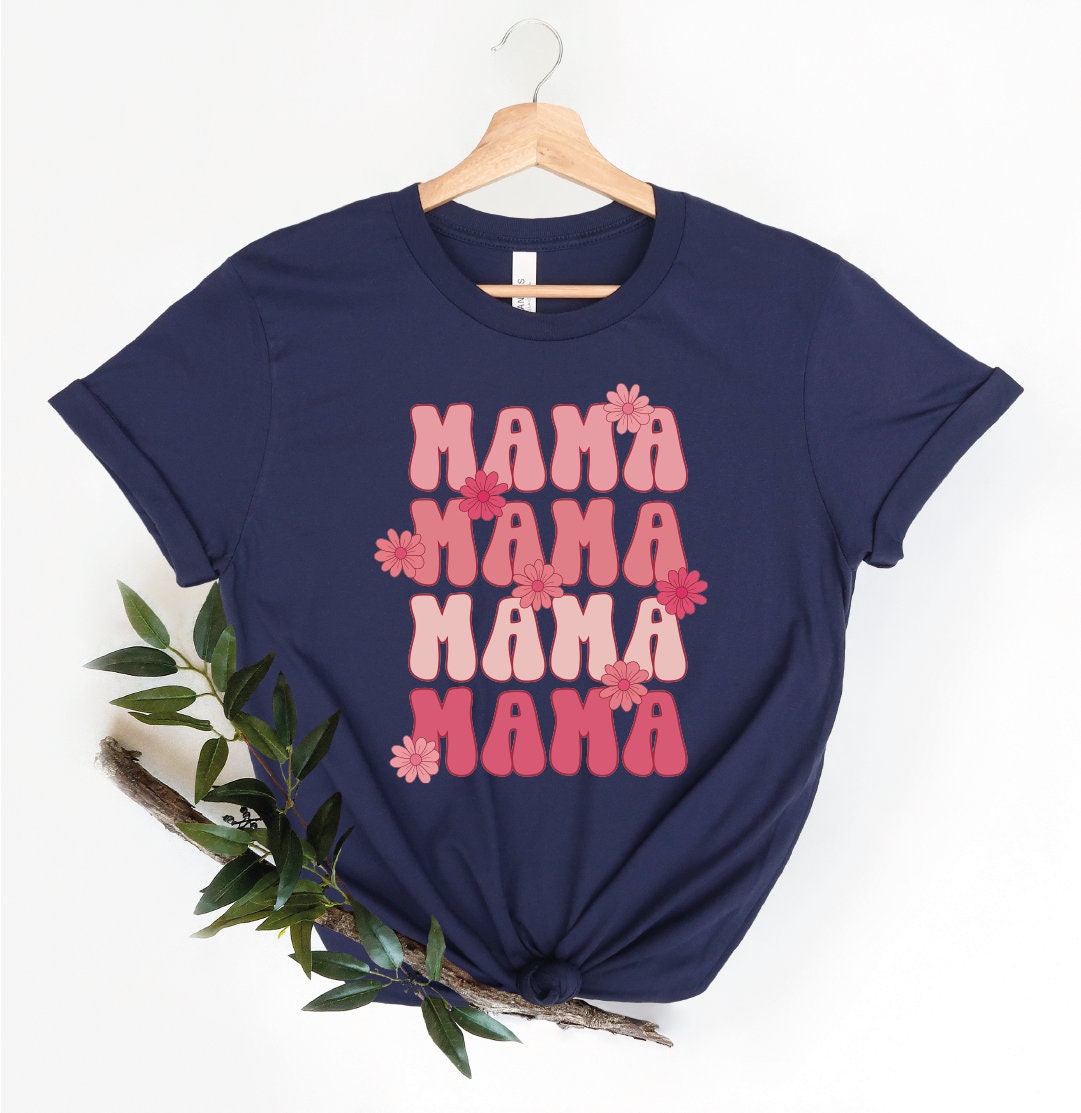 Cute Mom Shirts Mama Tshirt Mothers Day Gift Mama Shirt Heart Cute Mama Gift for Mothers Day LS093