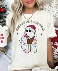 Comfort Colors Boo Jee Christmas Shirt Dead Inside But It’s Christmas Boojee Shirt Cute Christmas Comfort Colors