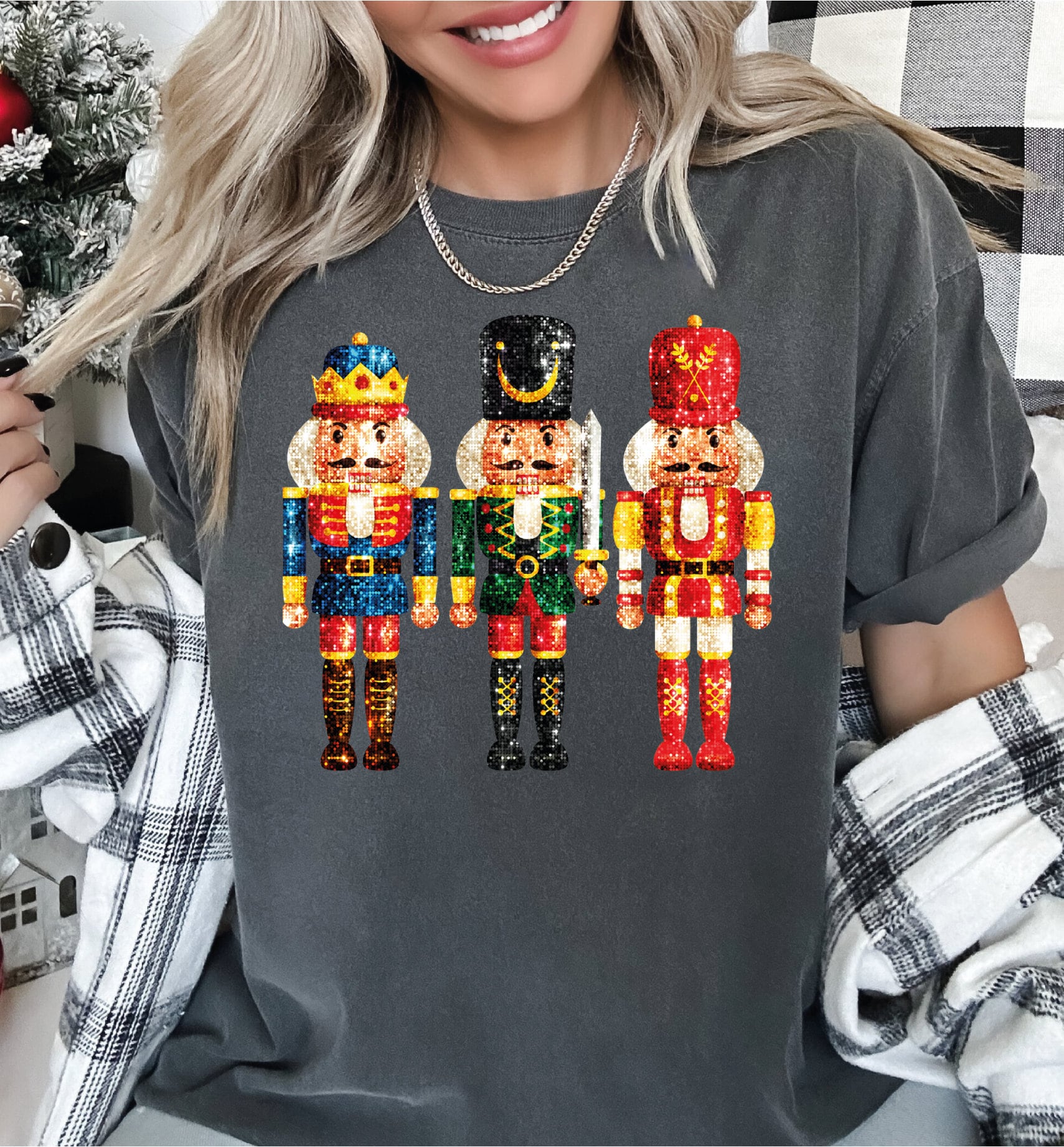 Comfort Colors Nutcracker Christmas Shirt Christmas Youth Toddler Shirt Sugar Plum Fairy Shirt Holiday Shirt Xmas Gift