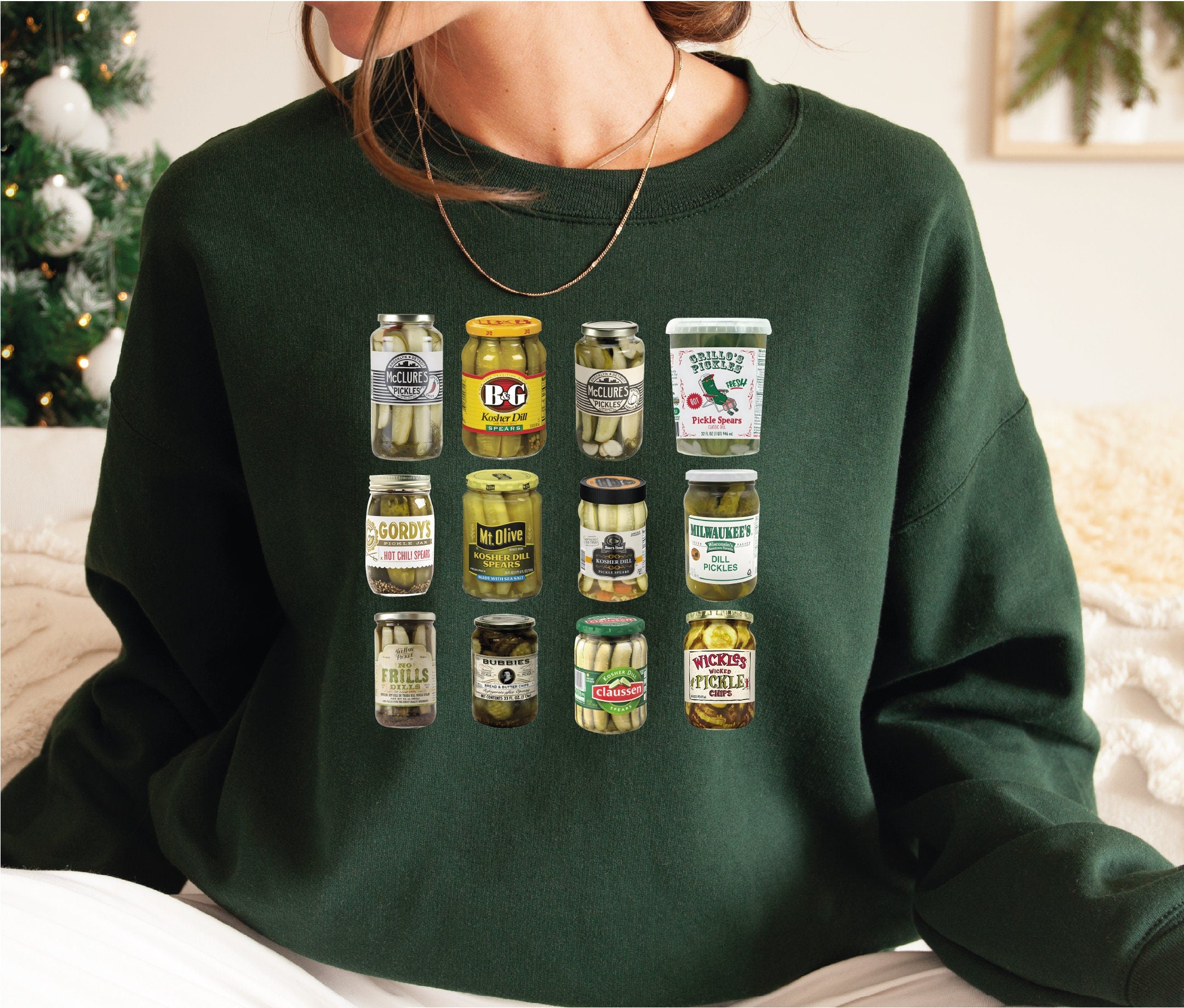 Vintage Style Canned Pickles Sweatshirt Canning Season Sweatshirt Pickle Lovers Sweatshirt Homemade Pickles Sweater