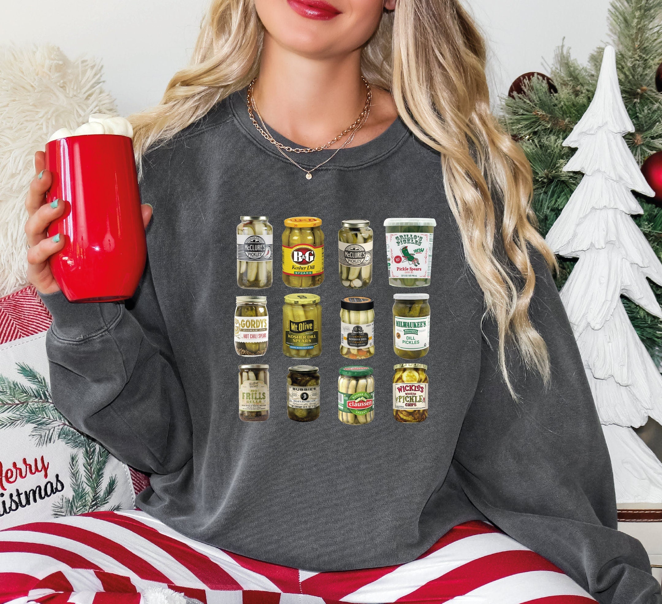 Vintage Style Canned Pickles Sweatshirt Canning Season Sweatshirt Pickle Lovers Sweatshirt Homemade Pickles Sweater