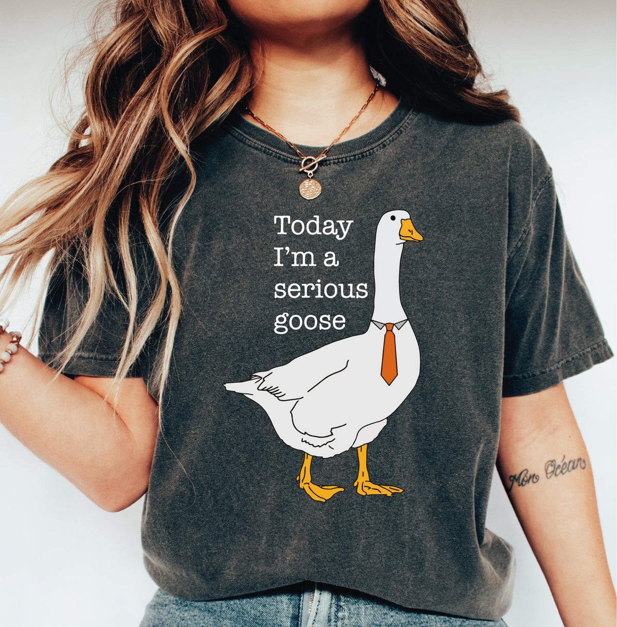 Today I’m A Serious Goose Comfort Colors Shirt Funny Silly Shirt Funny Goose Shirt Shirts for Men Funny Goose T-Shirt