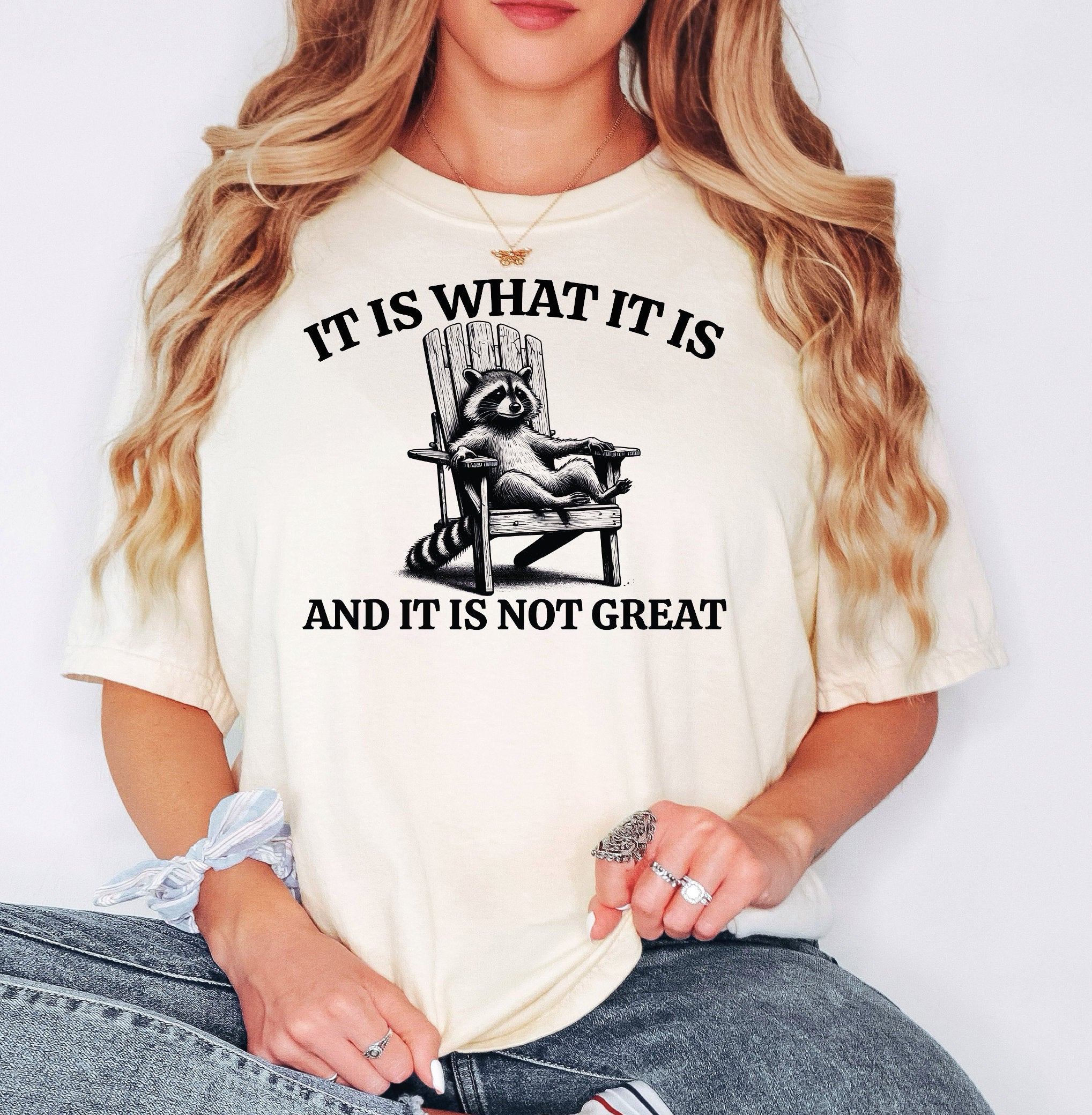 Comfort Colors It Is What It Is And It Is Not Great Shirt Funny Raccoon Shirt Funny Meme Opossum Shirt Raccoon Meme Tee