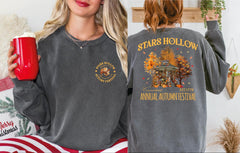 Stars Hollow Fall Sweatshirt Annual Autumn Festival Sweatshirt Vintage Style Stars Hollow Lukes Diner Sweatshirt L065