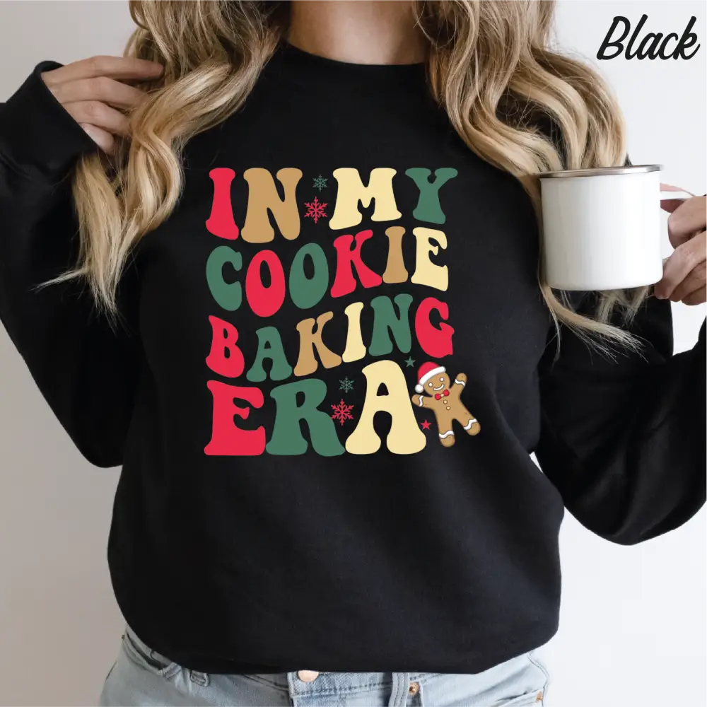 In My Cookie Baking Era Christmas Sweatshirt Baking Christmas Sweatshirt cstmzn-chrstms-008 - Physical