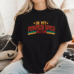 In My Pumpkin Spice Era Comfort Colors Shirt Retro Pumpkin Tshirt Fall T-Shirt SAS1629 - Physical