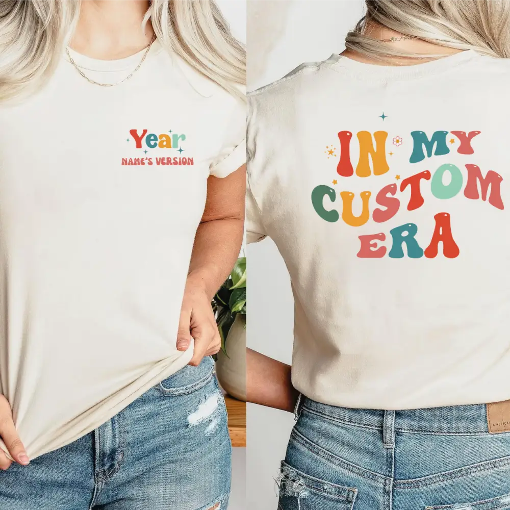 In My Thirties Era Shirt 30th Birthday Shirt Custom Birthday Shirt Women Birthday Shirt Cute Birthday Shirt VLB311