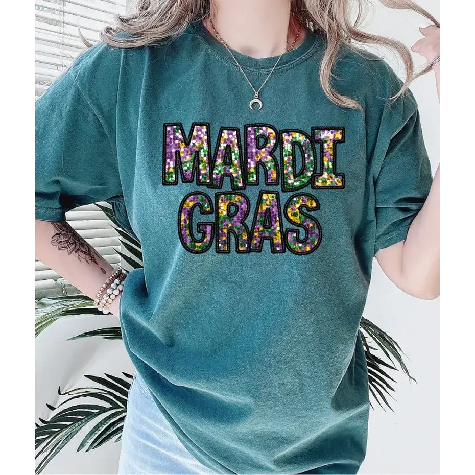 Mardi Gras Comfort Colors Shirt Mardi Gras Trendy Shirt New Orleans Carnival Parade Tee - Physical