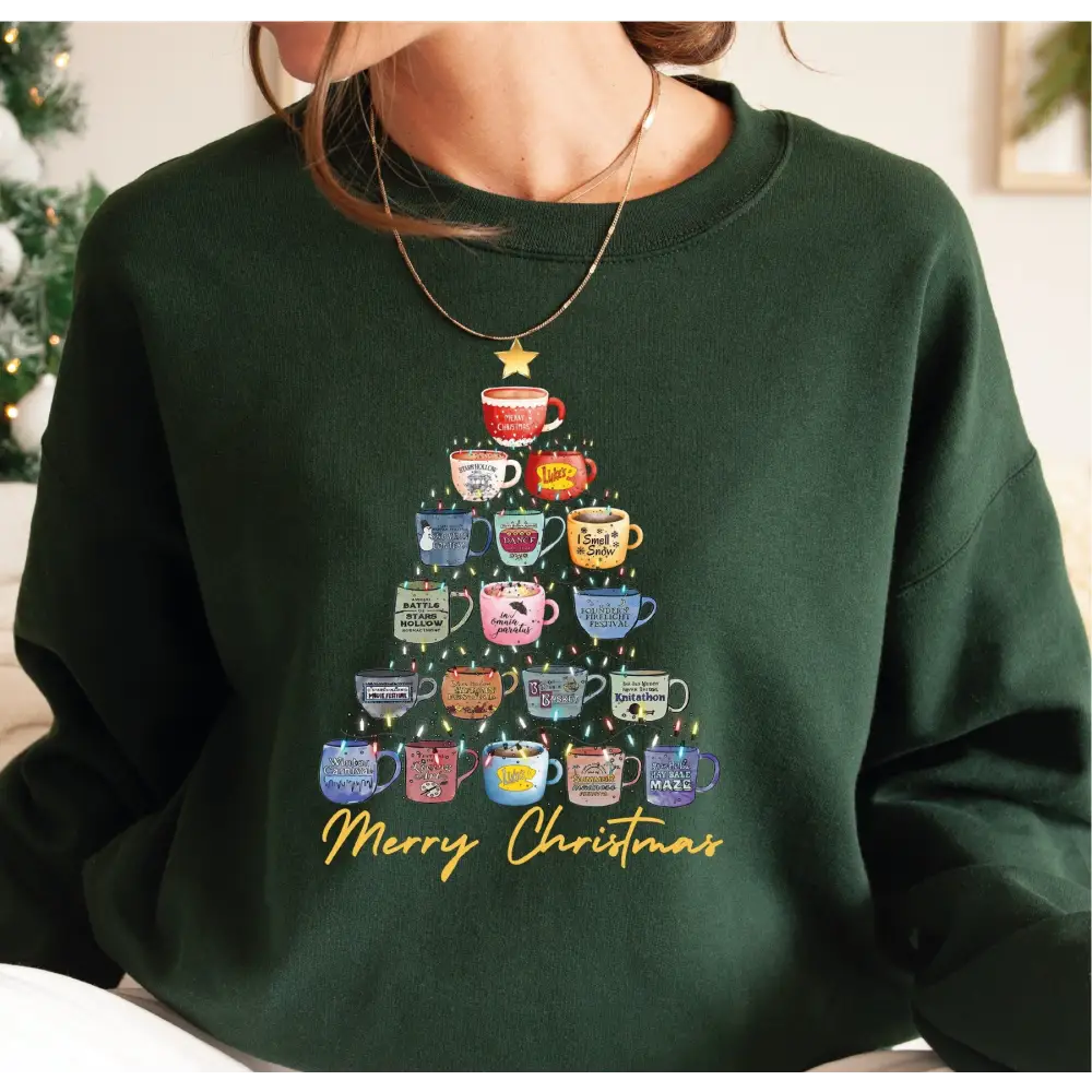 Stars Hollow Christmas Sweatshirt and Hoodie Stars Hollow Luke’s Coffee Shirt Christmas Coffee Tree Shirt Luke’s