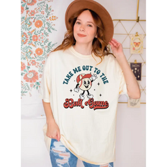 Take Me Out To The Baseball Game Shirt Vintage Style Comfort Colors Baseball Tshirt Baseball Game Tshirt Retro Baseball
